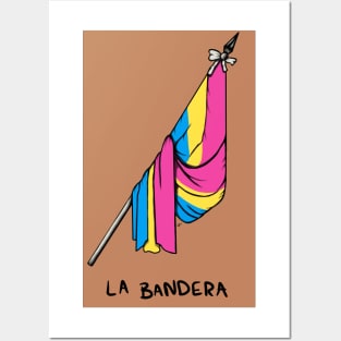 Pansexual Flag Loteria Bandera Posters and Art